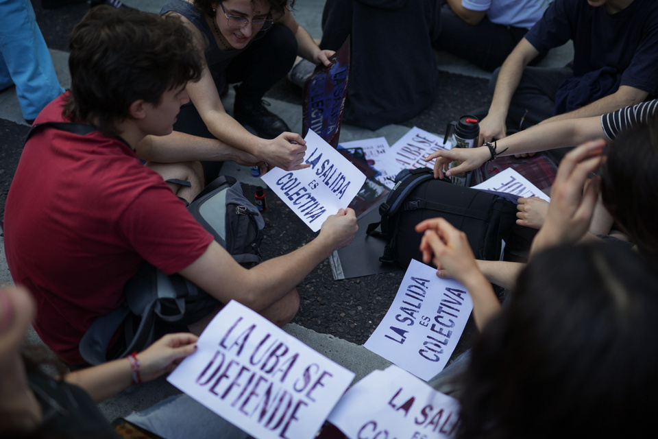 Milei, la calle no se veta