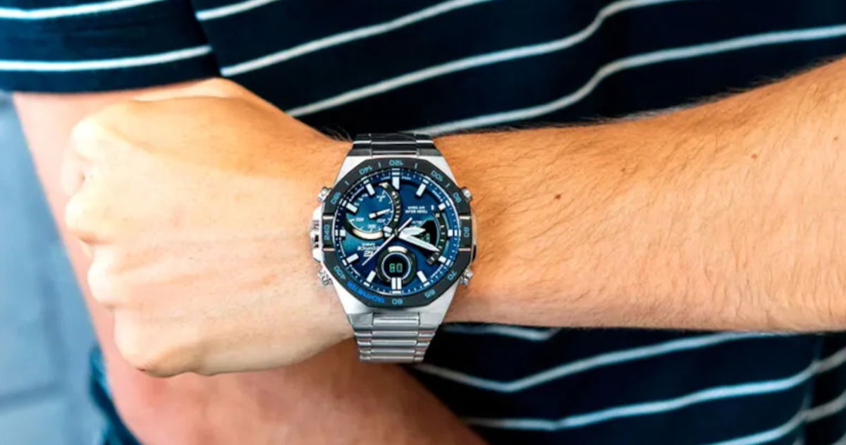 Casio con tecnología solar, diseño metálico y alma deportiva: así se siente el equilibrio en la muñeca