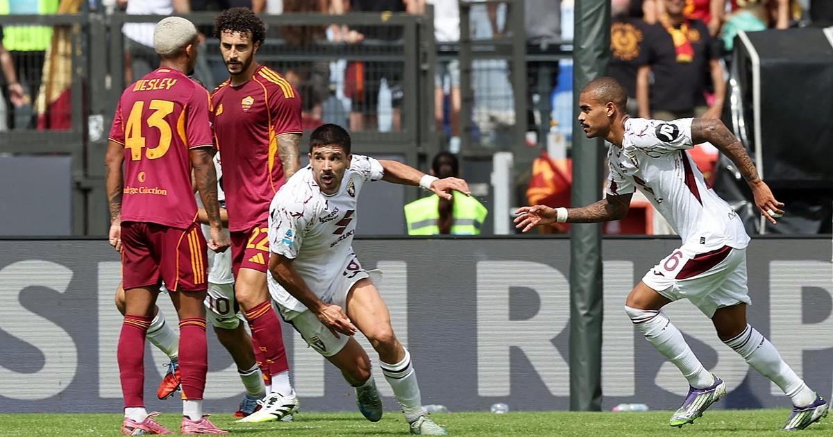 En el Olímpico, la música la puso Gio Simeone: el golazo del ‘Cholito’ para el triunfo del Torino vs Roma de Dybala y Soulé