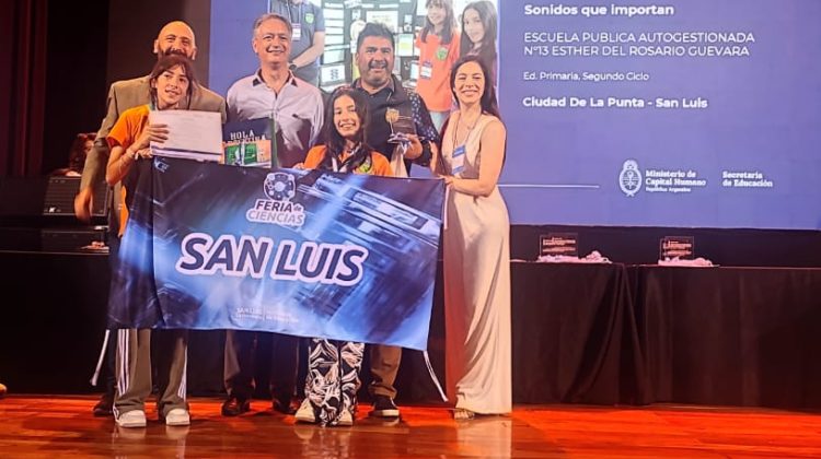 Feria Nacional de Ciencias: hubo 8 proyectos distinguidos de escuelas de San Luis