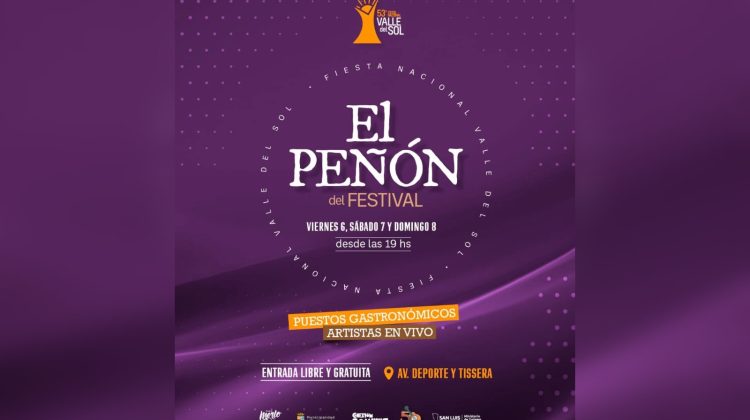 Con gastronomía y música native en vivo, llega ‘El Peñón del Festival’