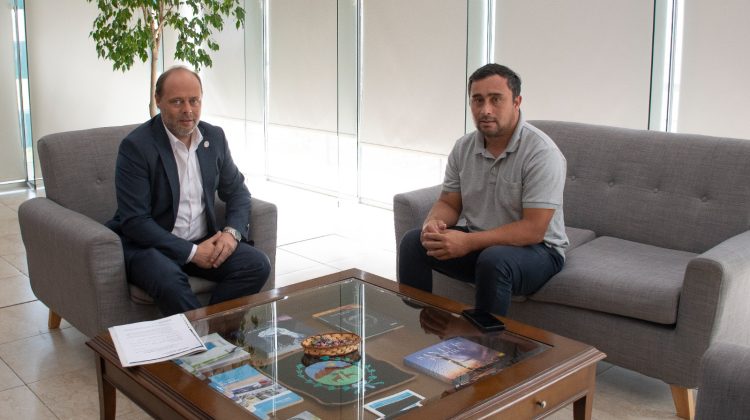 El intendente de Unión se reunió con el ministro de Gobierno