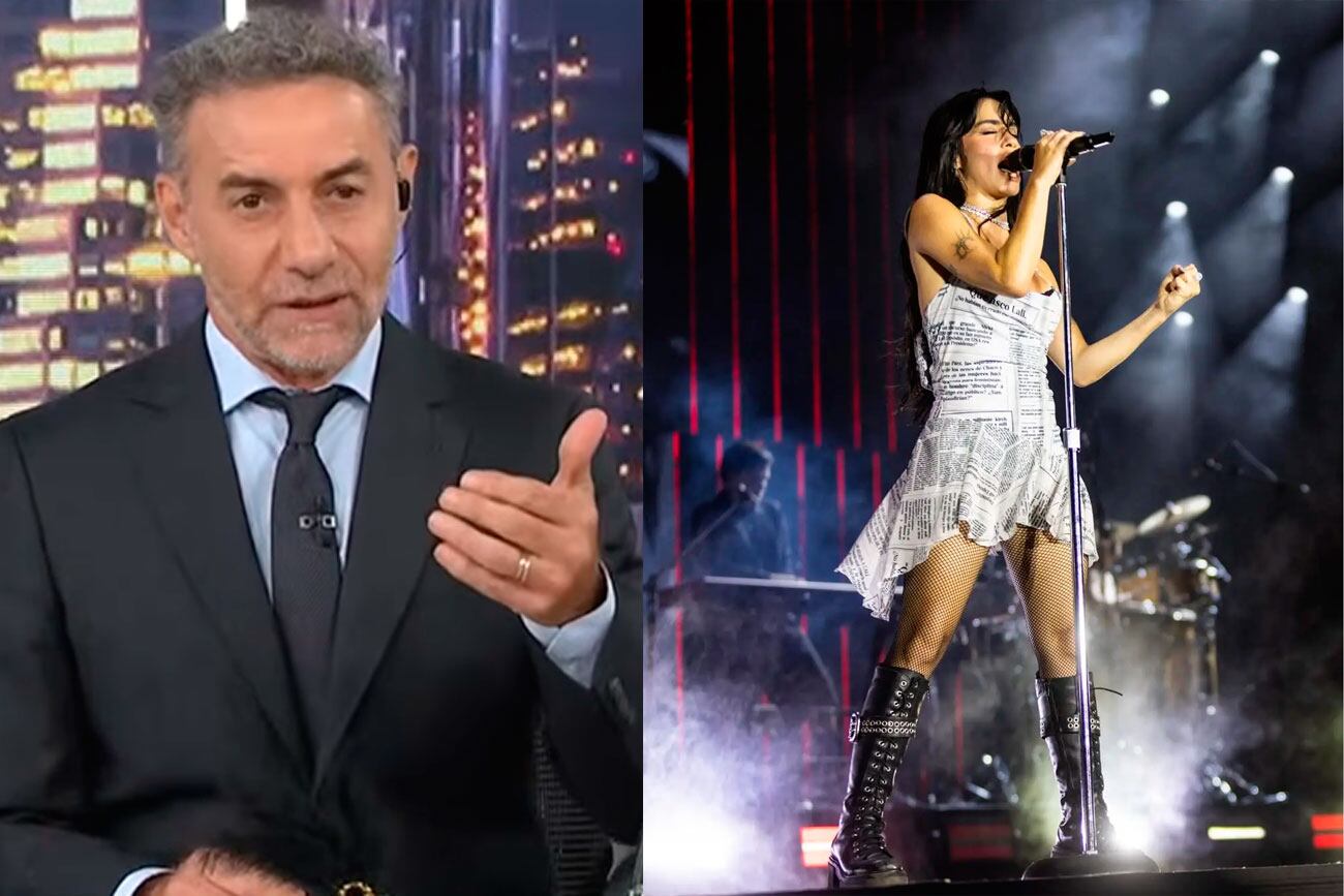 Luis Majul apuntó contra Lali tras su pronounce en Cosquín Rock: Está usando a Milei para vender discos