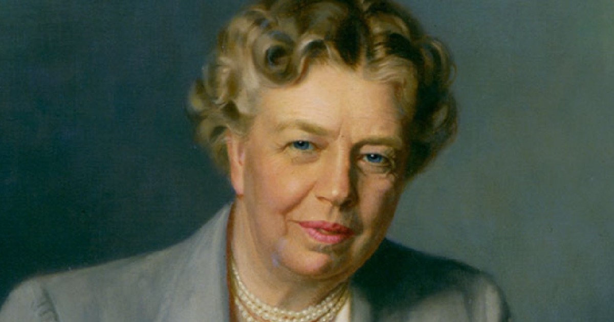 Cita del día de Eleanor Roosevelt: «No dejes de pensar en la vida como una aventura. No tienes seguridad a menos que…»