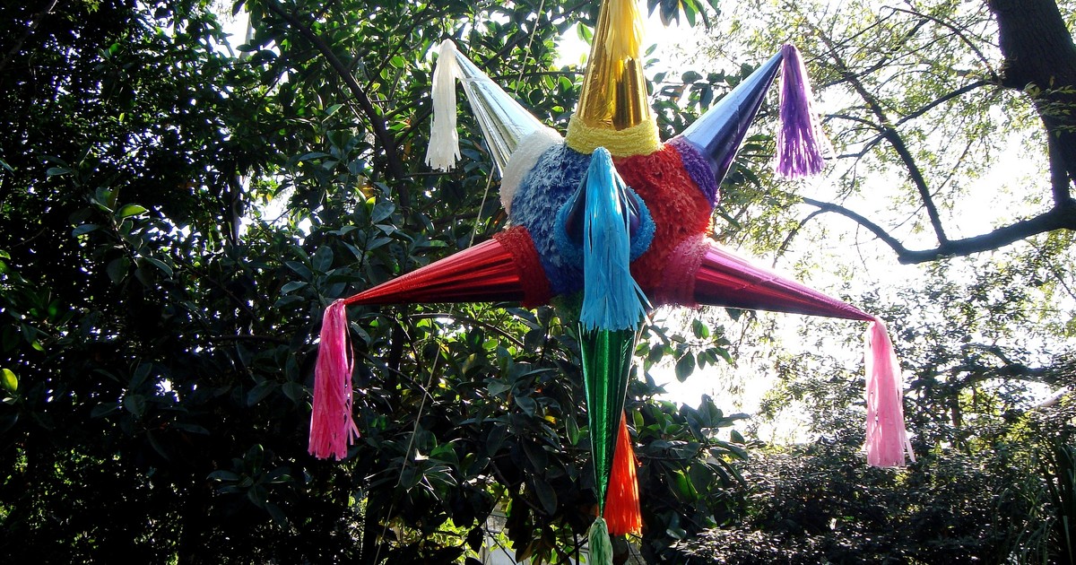 El momento de la piñata