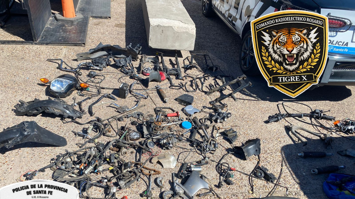 Operativos en zona oeste: desbarataron puntos de acopio y venta de piezas de motos robadas