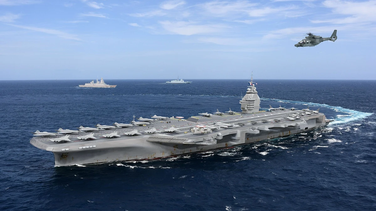 Un portaaviones de 80.000 toneladas con catapultas electromagnéticas: Francia rompe las barreras del arsenal europeo