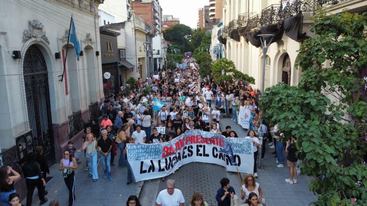 A 50 años del golpe de Estado, Tucumán volvió a marchar: “No hay futuro sin memoria”