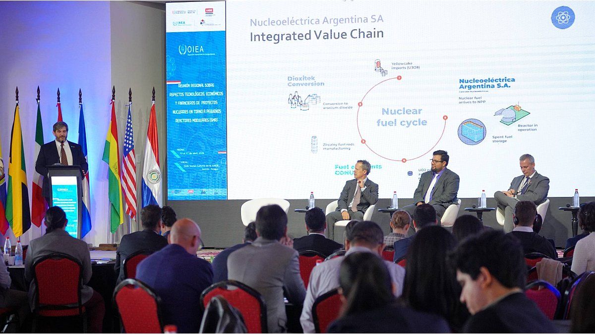 Argentina exhibió su liderazgo en tecnología nuclear en un foro del OIEA en Paraguay