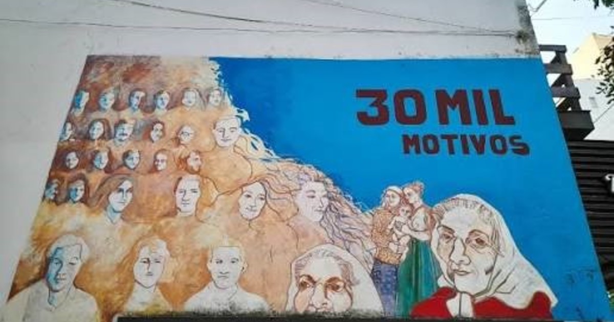 Polémica en Mar del Plata: tapan con pintura el mural de la memoria «30 mil motivos» realizado por un histórico artista local