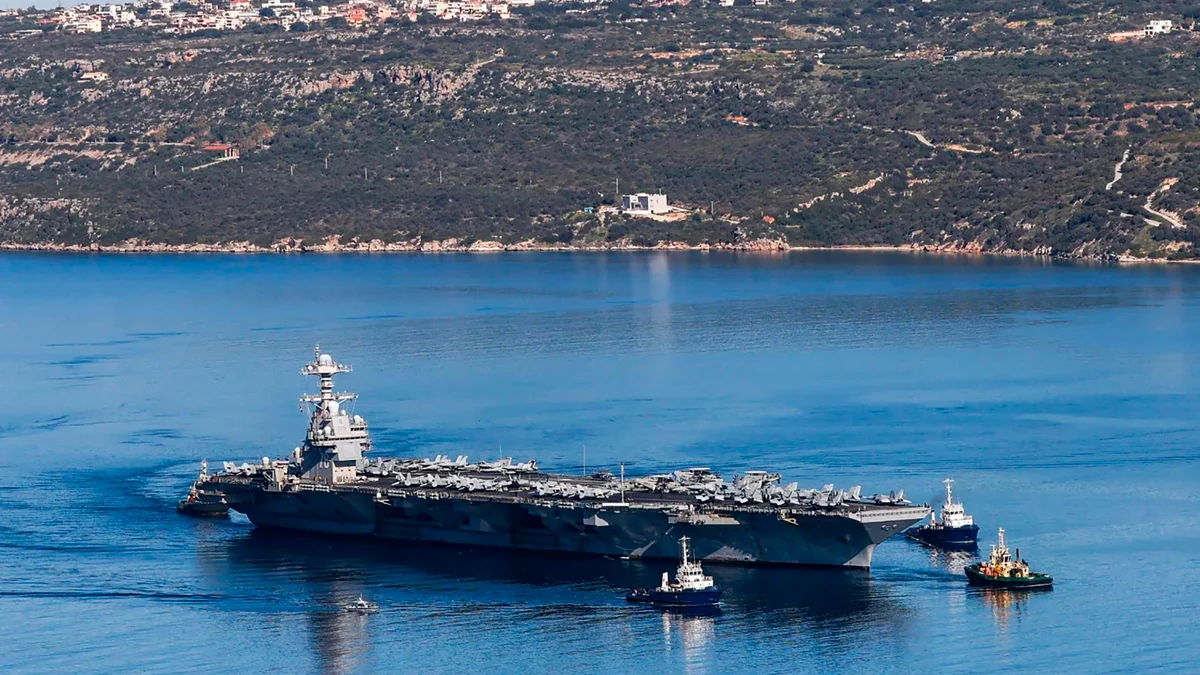El portaaviones más grande del mundo abandona la campaña de Irán: su misión ha sido un desastre
