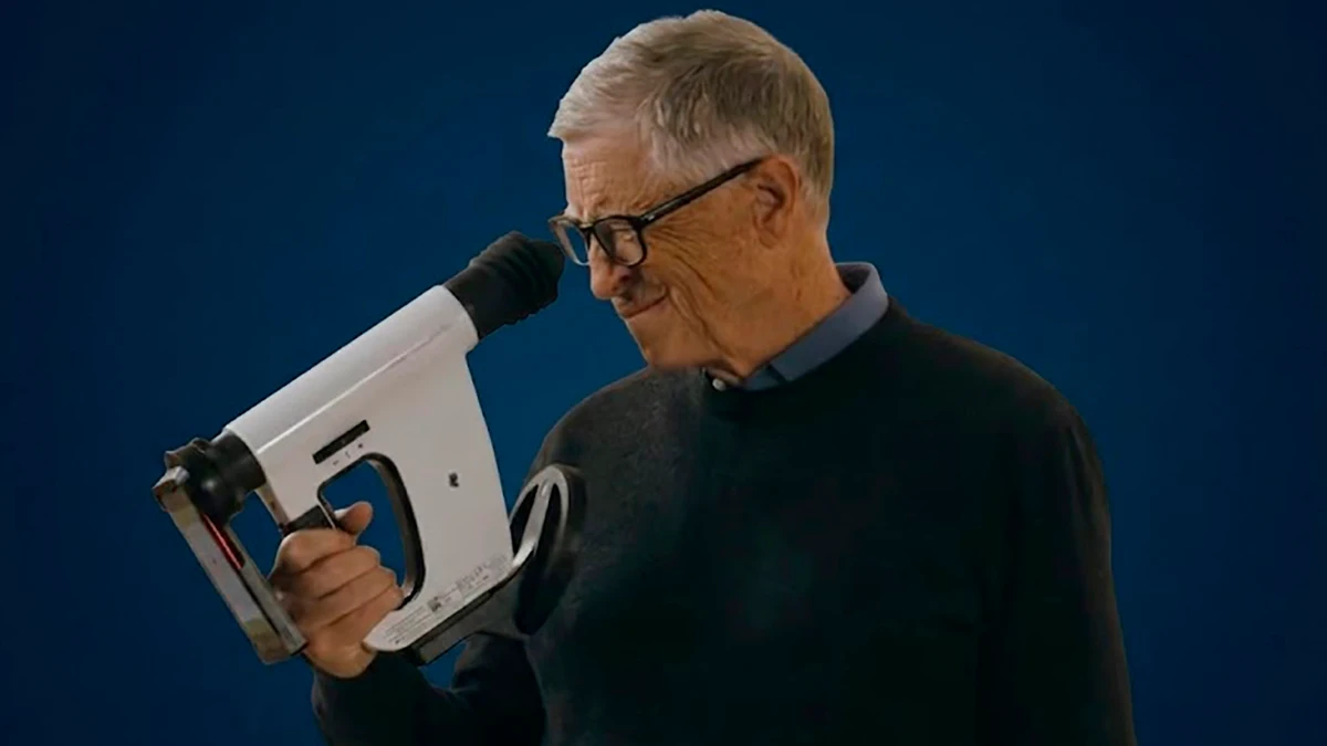 Bill Gates presenta un extraño y desconocido aparato: un escáner de ojos para salvar vidas