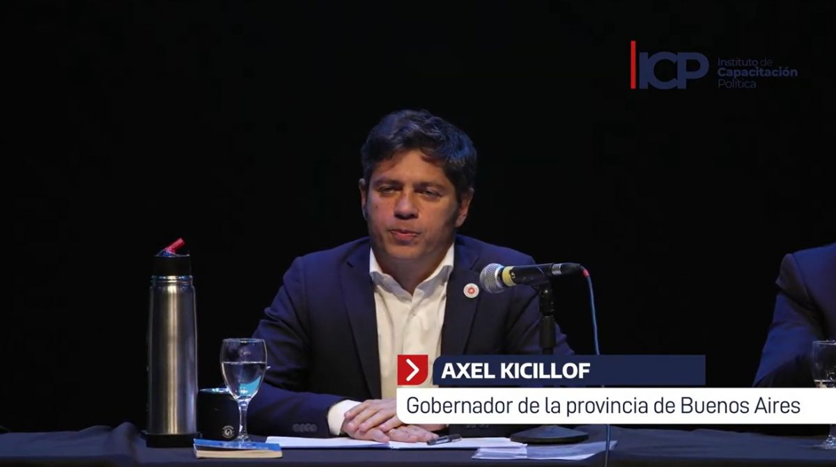 Militantes reclamaron por Cristina Kirchner en un acto de Kicillof y les respondieron con «Axel presidente»