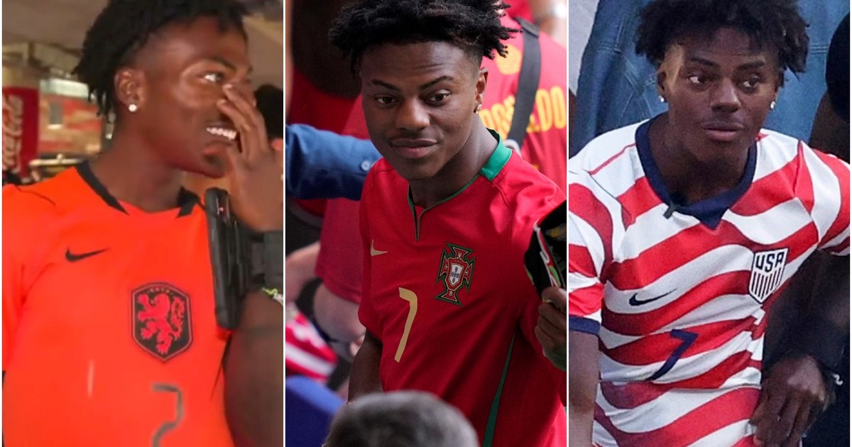 Mucho streaming, pocos códigos: IShowSpeed ya se puso cinco camisetas en el Mundial