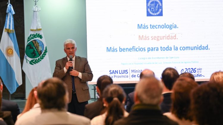 El Gobierno presentó VERPI, un sistema moderno que agiliza los trámites registrales