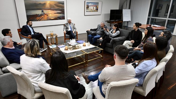 El Gobernador recibió a representantes del sector privado que participarán en Meet Up 2026