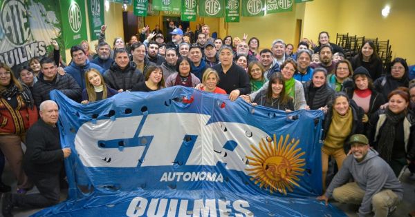 Claudio Arévalo fue reelecto al frente de la CTA Autónoma de Quilmes