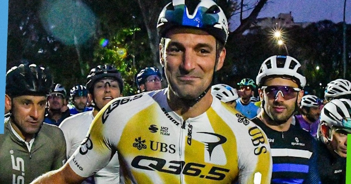 Lionel Scaloni corrió el Gran Fondo Argentina en las calles de Buenos Aires: el tiempo del DT de la Selección en un hito del ciclismo